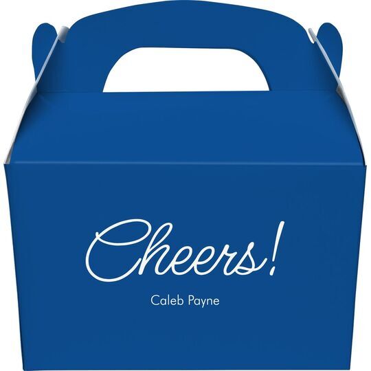Sweet Cheers Gable Favor Boxes